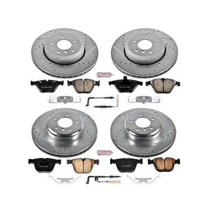 PowerStop Power Stop 08-10 BMW 535i Front & Rear Z23 Evolution Sport Brake Kit K2877