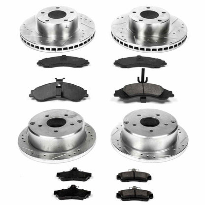 PowerStop Power Stop 2004 Pontiac GTO Front & Rear Z23 Evolution Sport Brake Kit K2889