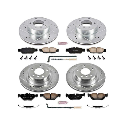 PowerStop Power Stop 2006 BMW 325i Front & Rear Z23 Evolution Sport Brake Kit K2890