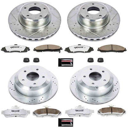 PowerStop Power Stop 05-06 Pontiac GTO Front & Rear Z26 Street Warrior Brake Kit K2893-26