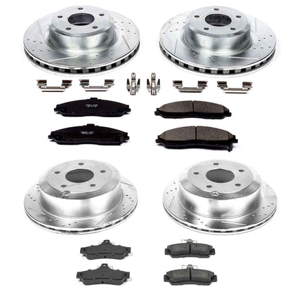 PowerStop Power Stop 05-06 Pontiac GTO Front & Rear Z23 Evolution Sport Brake Kit K2893