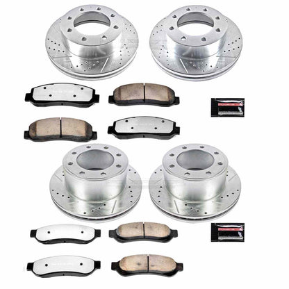 PowerStop Power Stop 07-08 Ford F-250 Super Duty Front & Rear Z36 Truck & Tow Brake Kit K2895-36