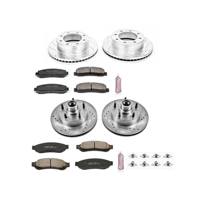 PowerStop Power Stop 07-08 Ford F-250 Super Duty Front & Rear Z23 Evolution Sport Brake Kit K2895