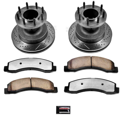 PowerStop Power Stop 99-02 Ford F-350 Super Duty Front Z36 Truck & Tow Brake Kit K2907-36
