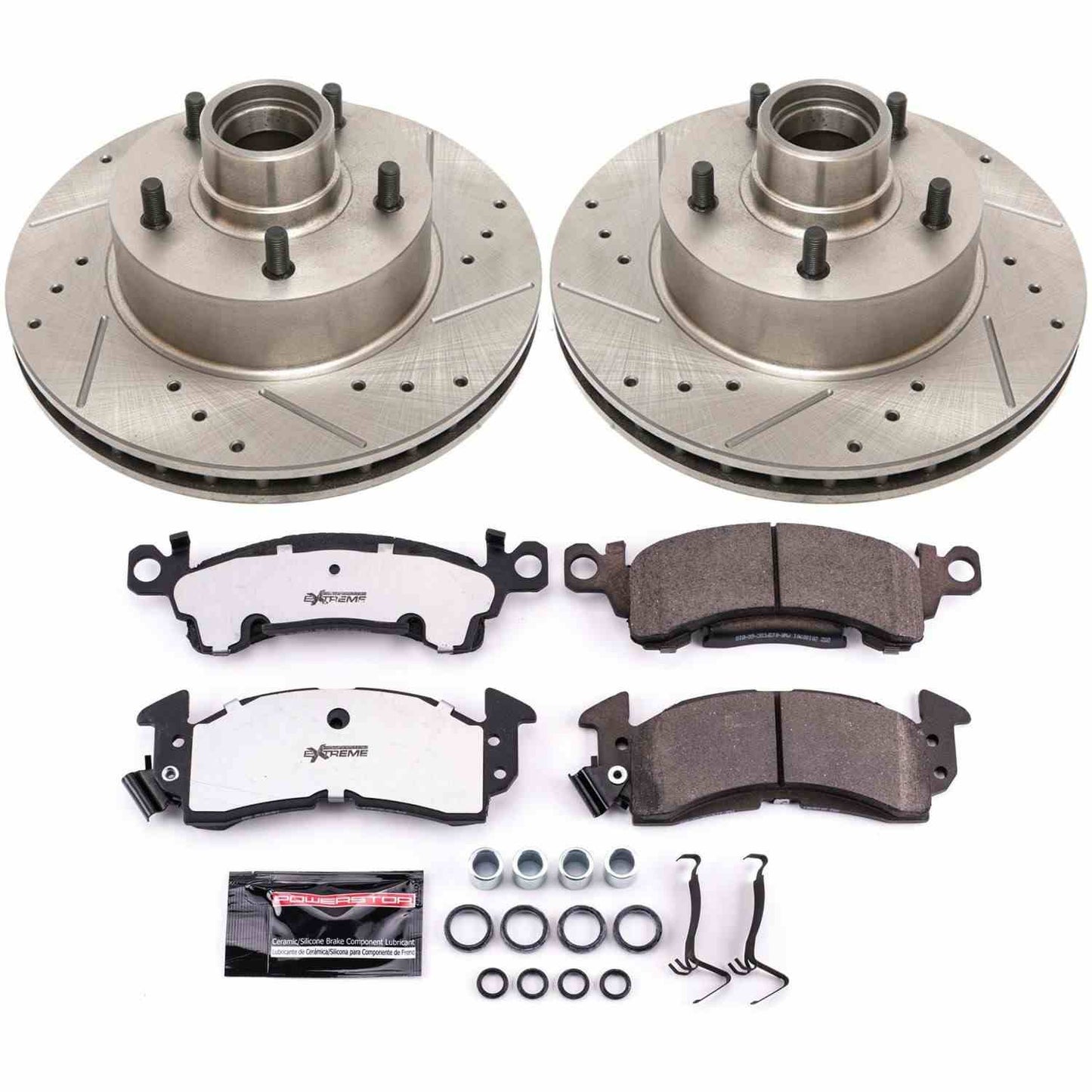 PowerStop Power Stop 1985 Buick Electra Front Z26 Street Warrior Brake Kit K2908-26