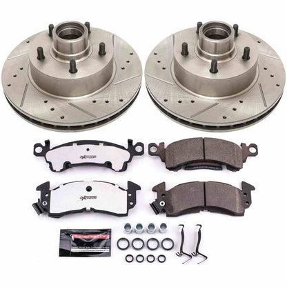 PowerStop Power Stop 1985 Buick Electra Front Z26 Street Warrior Brake Kit K2908-26