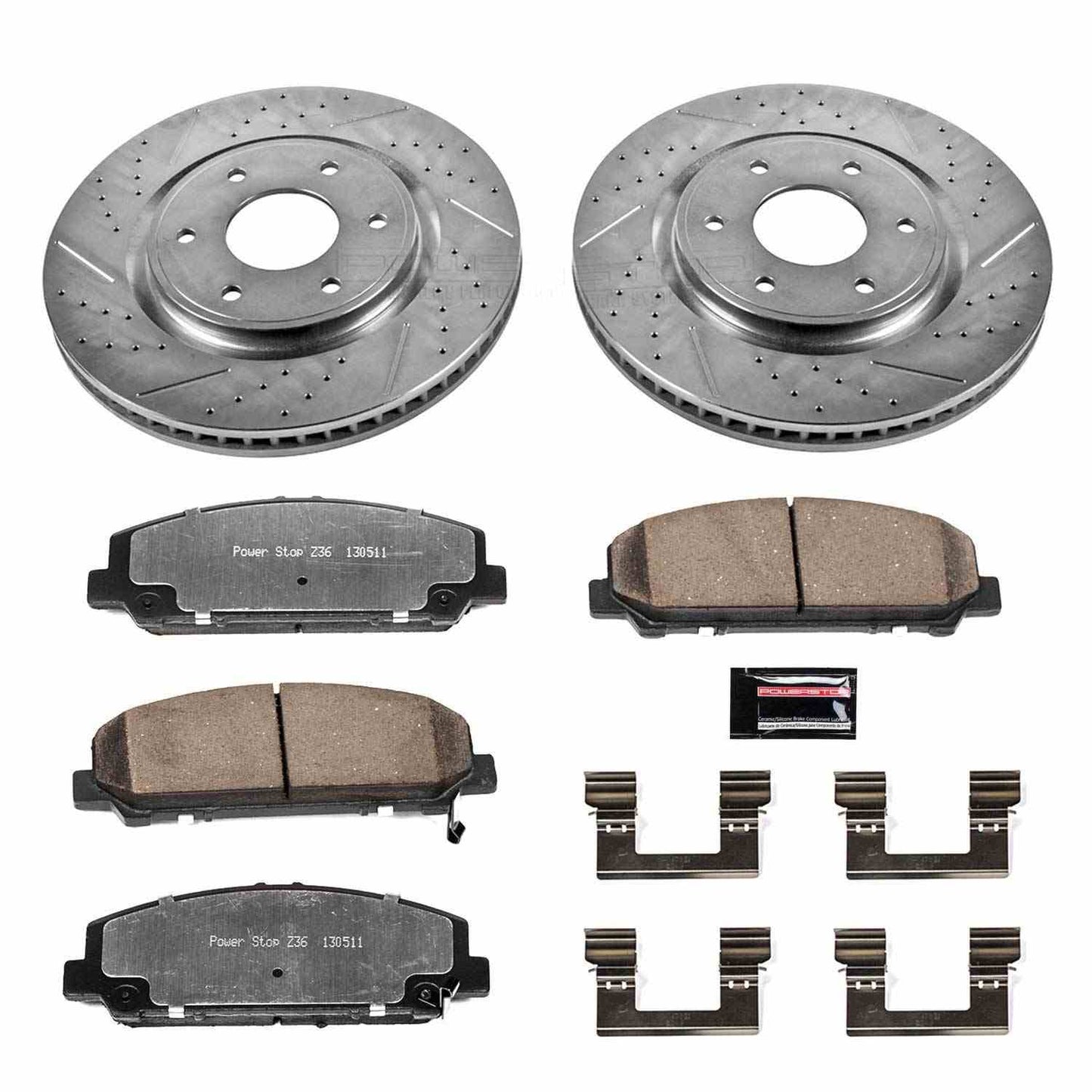 PowerStop Power Stop 06-07 Infiniti QX56 Front Z36 Truck & Tow Brake Kit K2909-36