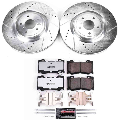 PowerStop Power Stop 09-13 Infiniti FX50 Front Z26 Street Warrior Brake Kit K2915-26
