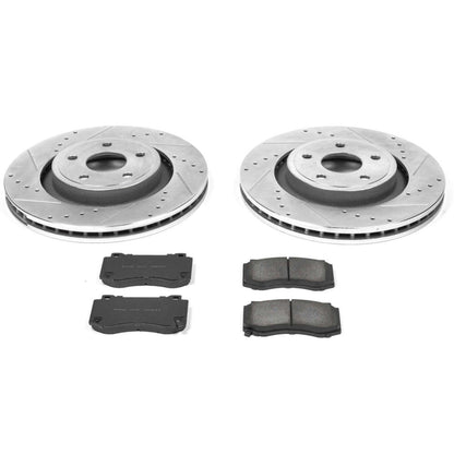 PowerStop Power Stop 06-10 Jeep Grand Cherokee Front Z23 Evolution Sport Brake Kit K2924