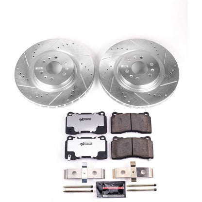 PowerStop Power Stop 04-07 Cadillac CTS Front Z26 Street Warrior Brake Kit K2944-26