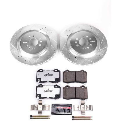PowerStop Power Stop 04-07 Cadillac CTS Rear Z26 Street Warrior Brake Kit K2945-26