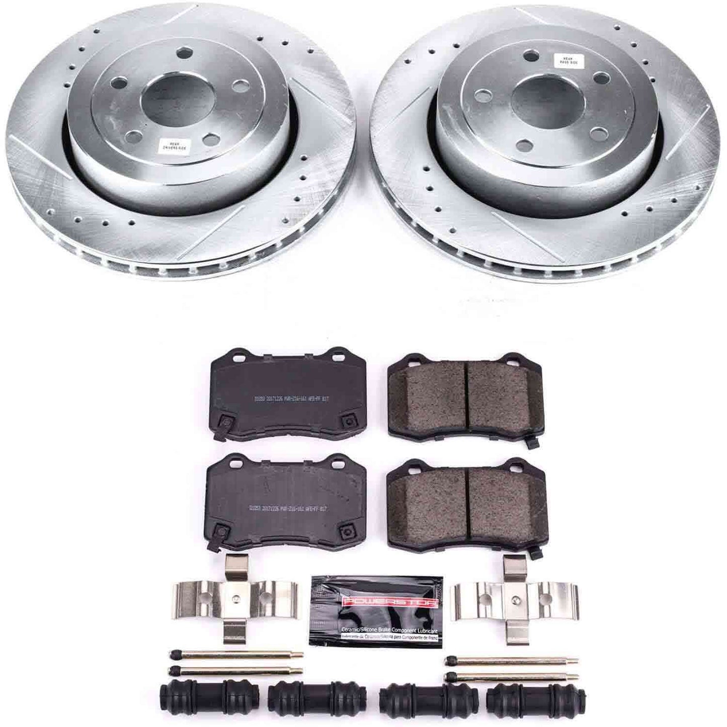 PowerStop Power Stop 06-10 Jeep Grand Cherokee Rear Z23 Evolution Sport Brake Kit K2949