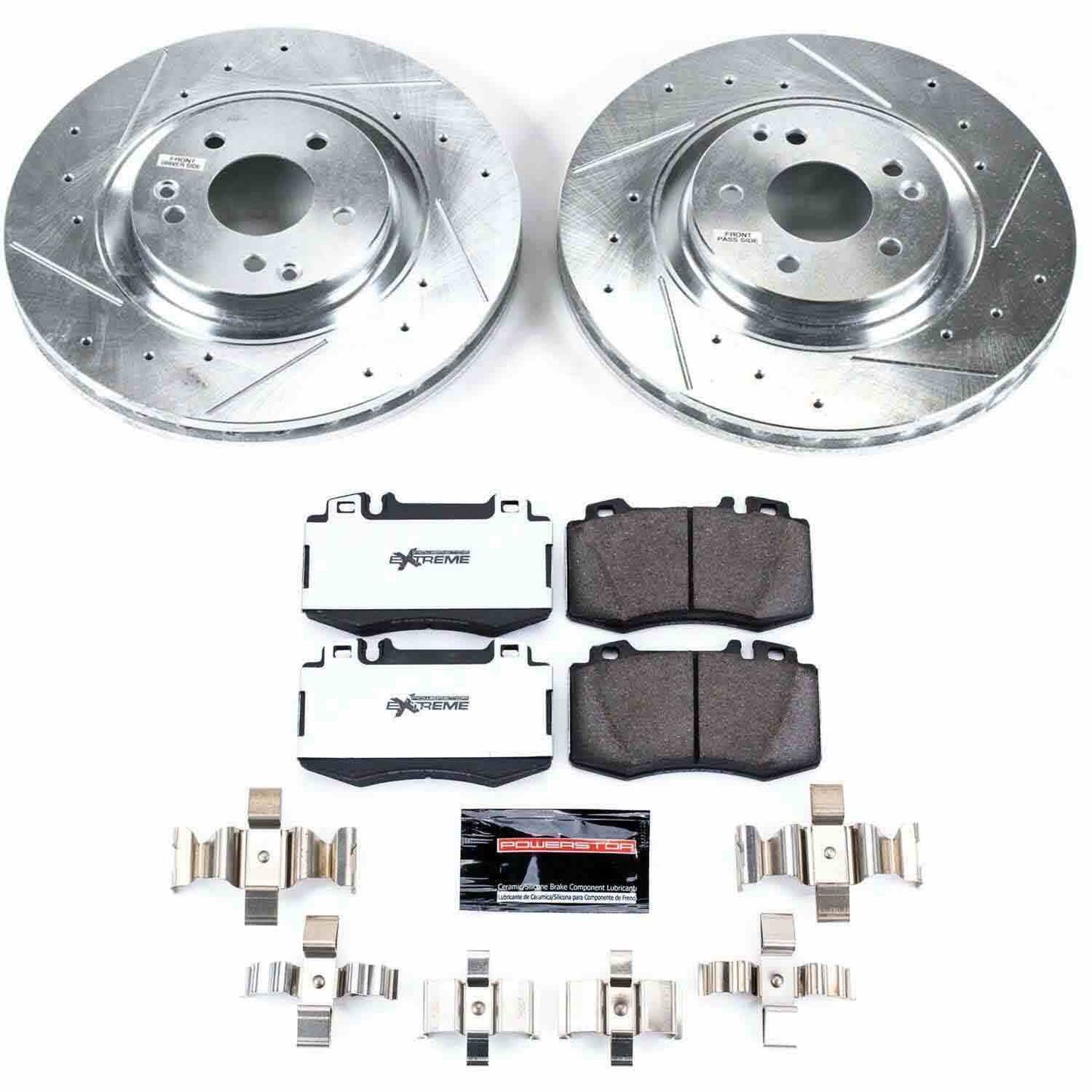 PowerStop Power Stop 2004 Mercedes-Benz C230 Front Z26 Street Warrior Brake Kit K2950-26