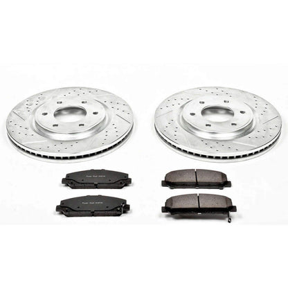 PowerStop Power Stop 08-10 Infiniti QX56 Front Z23 Evolution Sport Brake Kit K2961