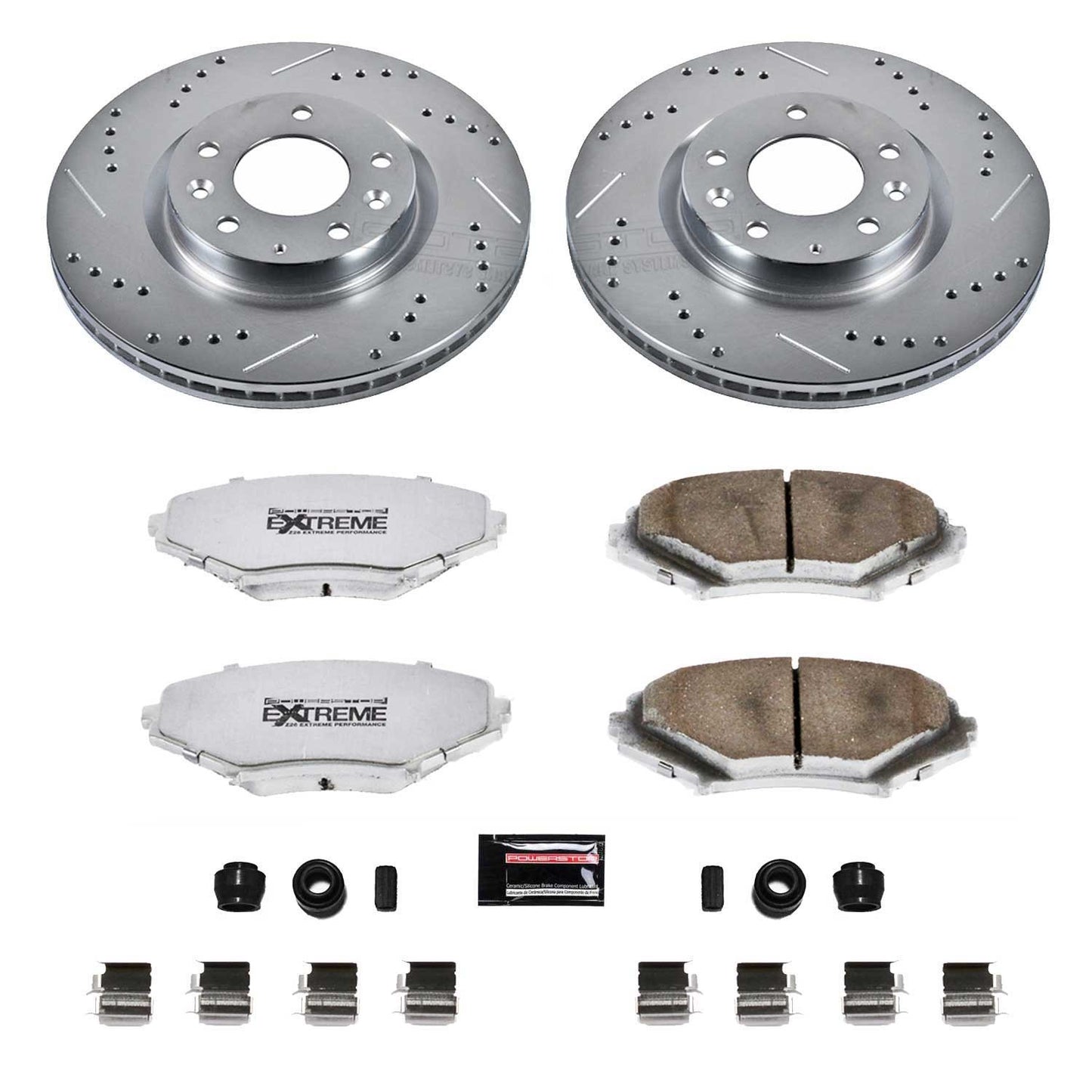 PowerStop Power Stop 04-08 Mazda RX-8 Front Z26 Street Warrior Brake Kit K2964-26