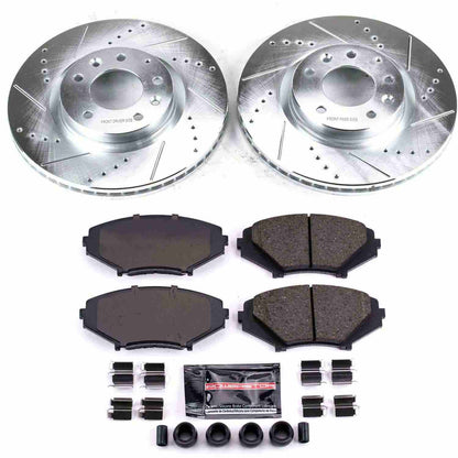 PowerStop Power Stop 04-08 Mazda RX-8 Front Z23 Evolution Sport Brake Kit K2964