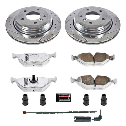 PowerStop Power Stop 01-05 BMW 325xi Rear Z26 Street Warrior Brake Kit K2970-26