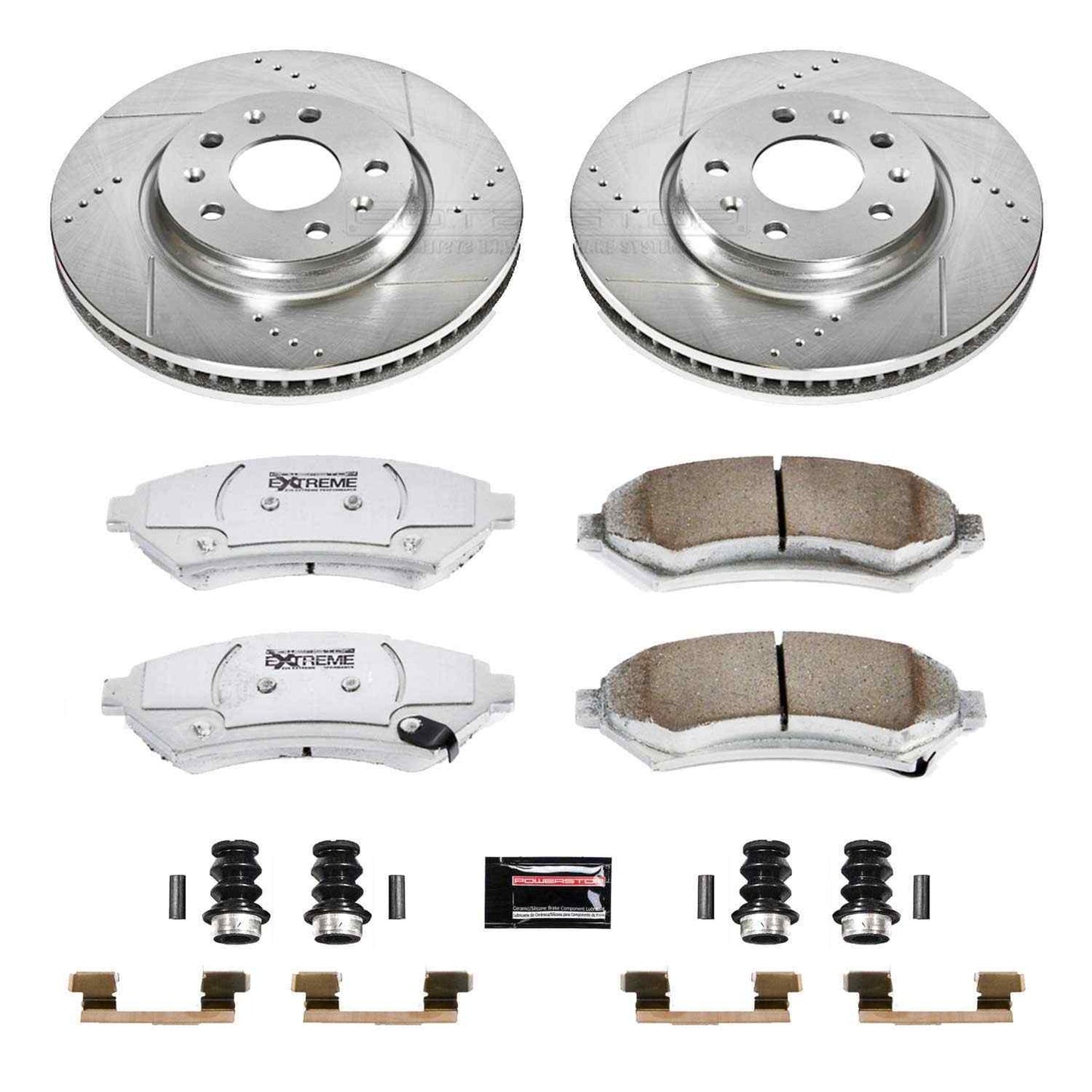 PowerStop Power Stop 2004 Cadillac Seville Front Z26 Street Warrior Brake Kit K2975-26