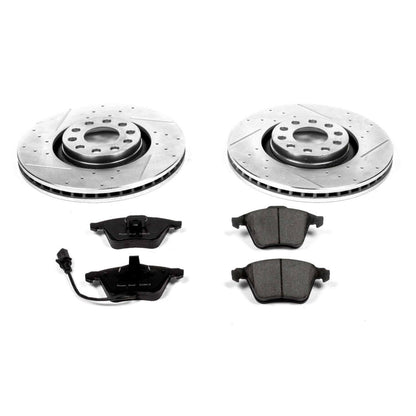 PowerStop Power Stop 05-09 Audi A4 Front Z23 Evolution Sport Brake Kit K2990