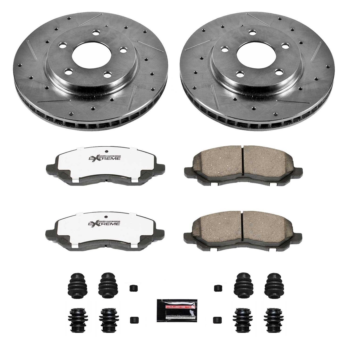 PowerStop Power Stop 07-12 Dodge Caliber Front Z26 Street Warrior Brake Kit K2992-26