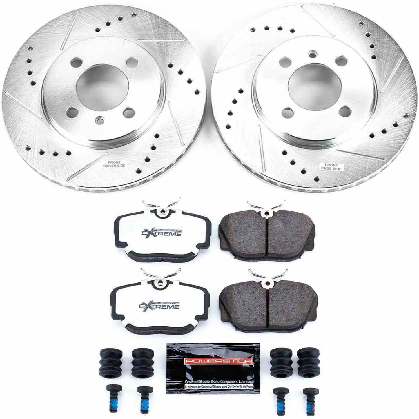 PowerStop Power Stop 91-92 BMW 318i Front Z36 Truck & Tow Brake Kit K3008-36