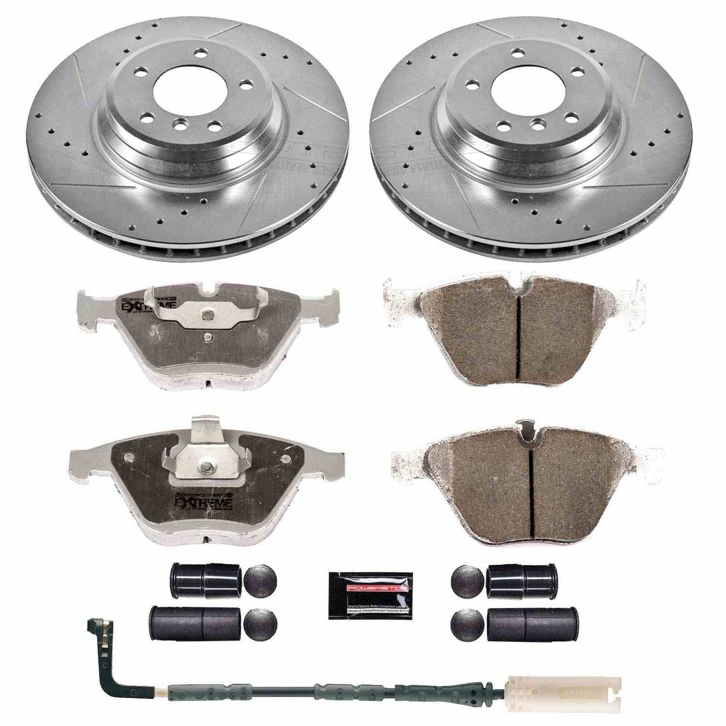 PowerStop Power Stop 2009 BMW 335i xDrive Front Z26 Street Warrior Brake Kit K3015-26
