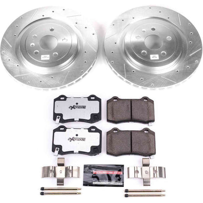 PowerStop Power Stop 09-15 Cadillac CTS Rear Z26 Street Warrior Brake Kit K3019-26