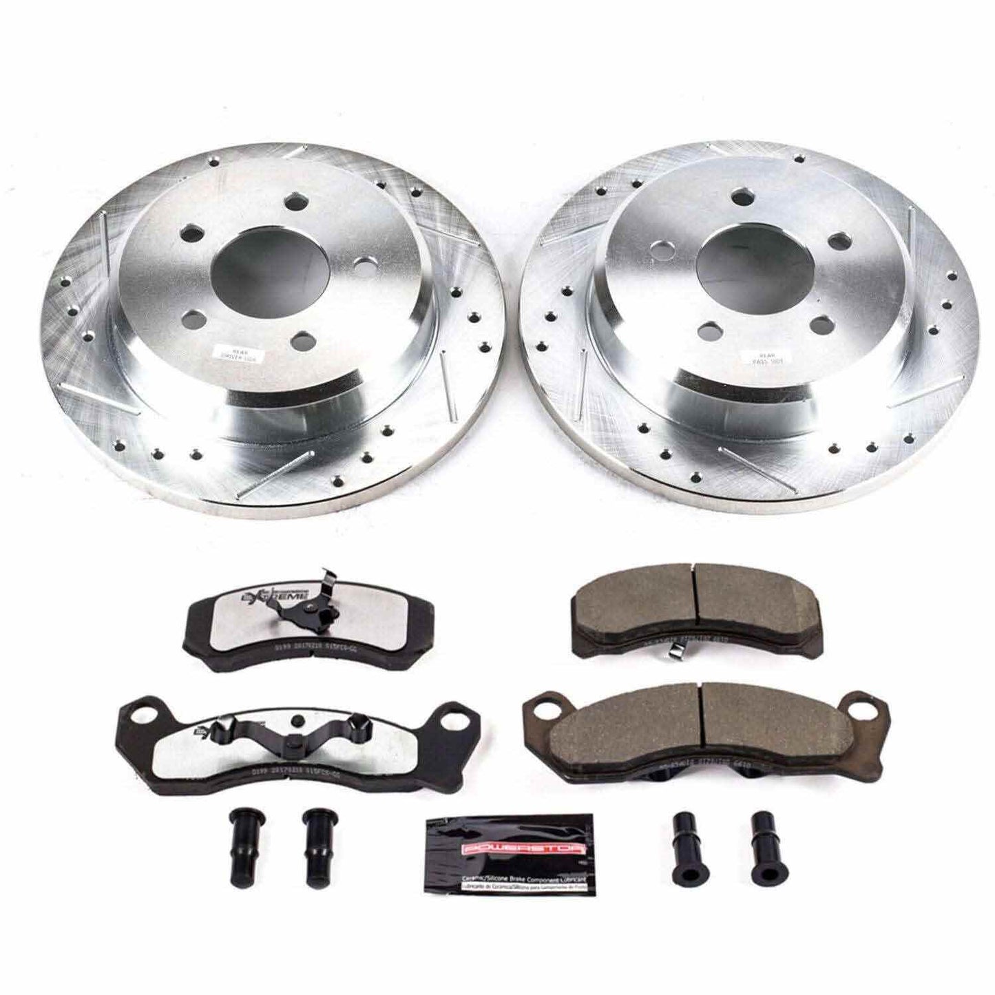 PowerStop Power Stop 1993 Ford Mustang Front Z26 Street Warrior Brake Kit K3021-26