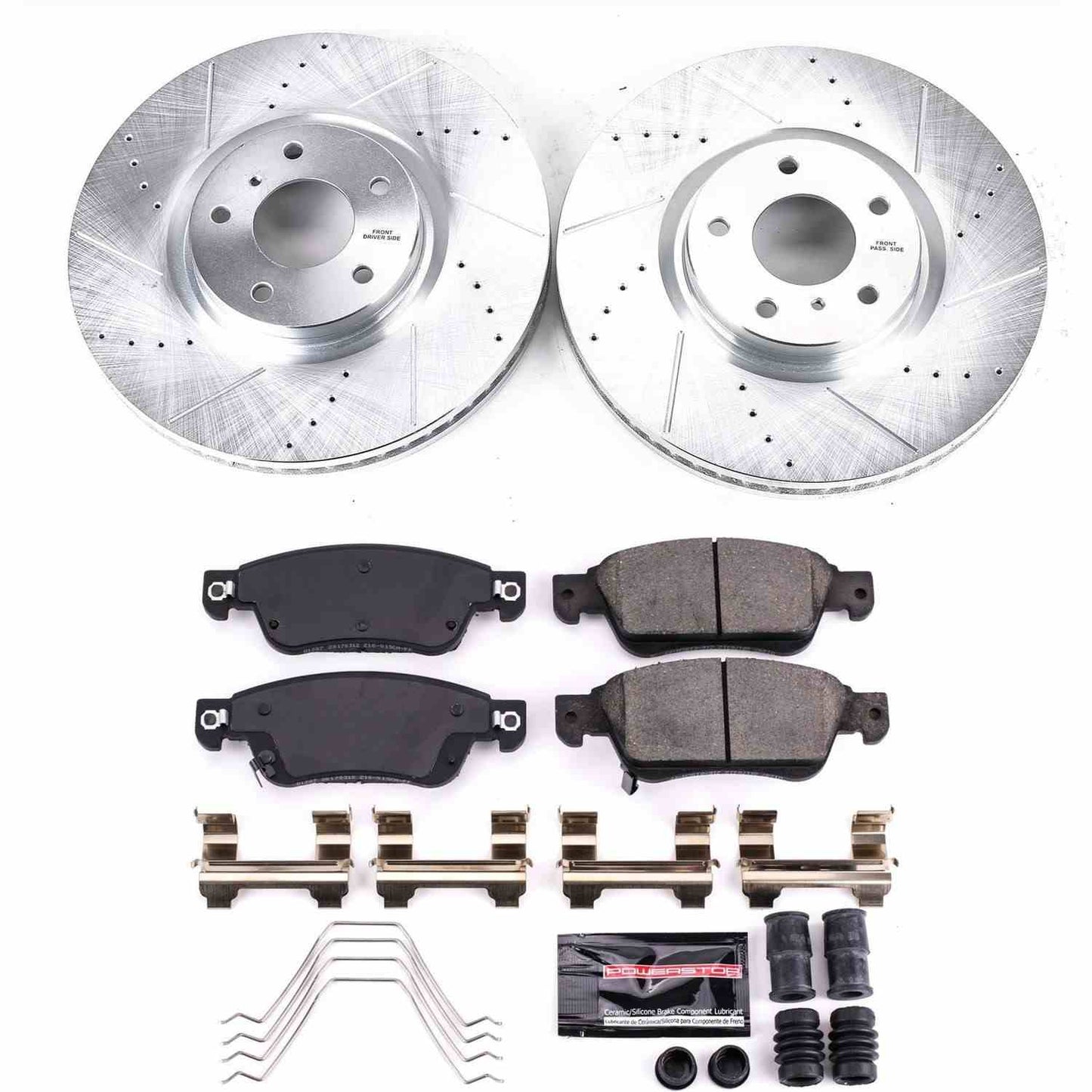 PowerStop Power Stop 07-08 Infiniti G35 Front Z23 Evolution Sport Brake Kit K3022