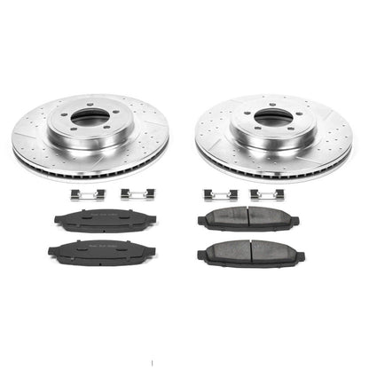 PowerStop Power Stop 03-05 Lincoln Aviator Front Z23 Evolution Sport Brake Kit K3024