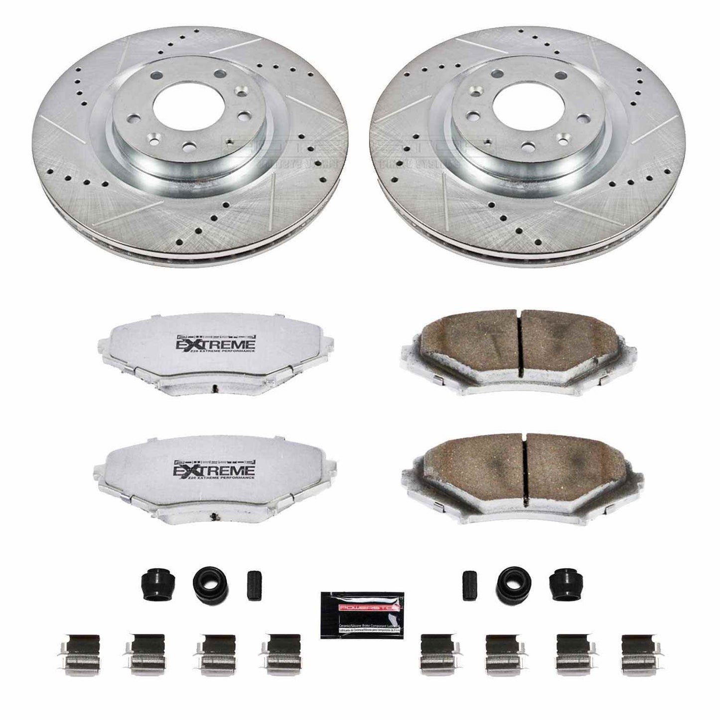 PowerStop Power Stop 04-11 Mazda RX-8 Front Z26 Street Warrior Brake Kit K3026-26