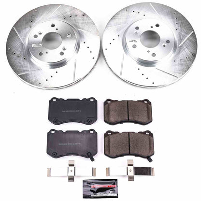 PowerStop Power Stop 04-08 Acura TL Front Z23 Evolution Sport Brake Kit K3029