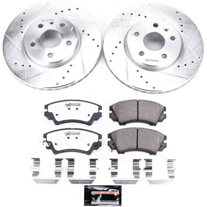 PowerStop Power Stop 2017 Buick Regal Front Z26 Street Warrior Brake Kit K3031-26