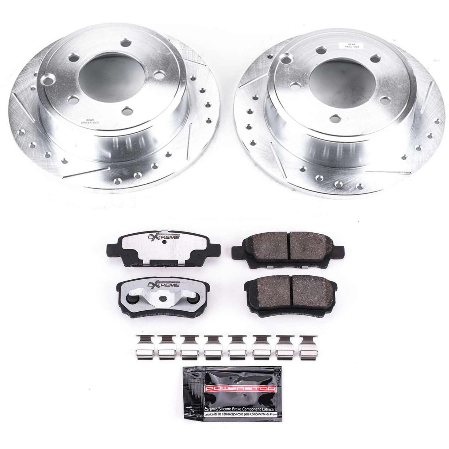 PowerStop Power Stop 11-14 Chrysler 200 Rear Z26 Street Warrior Brake Kit K3033-26
