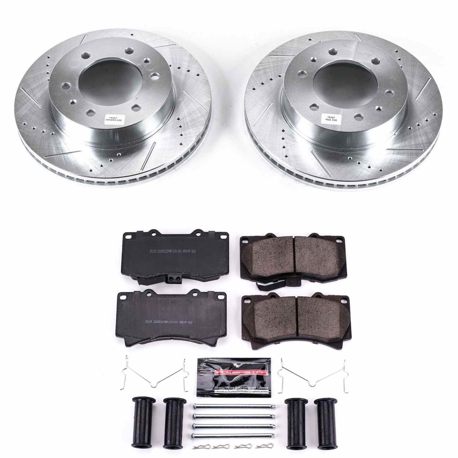 Power Stop 06-10 Hummer H3 Front Z23 Evolution Sport Brake Kit K3035
