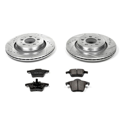 Power Stop 03-14 Volvo XC90 Rear Z23 Evolution Sport Brake Kit K3039