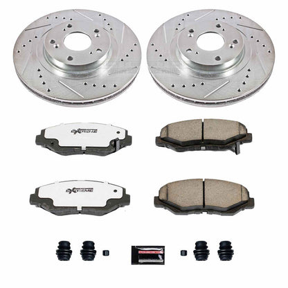 PowerStop Power Stop 13-15 Acura ILX Front Z26 Street Warrior Brake Kit K3055-26