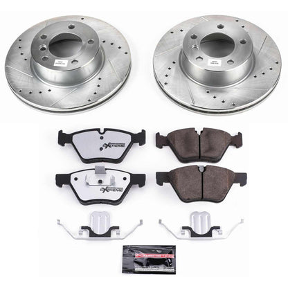 PowerStop Power Stop 08-10 BMW 128i Front Z26 Street Warrior Brake Kit K3087-26