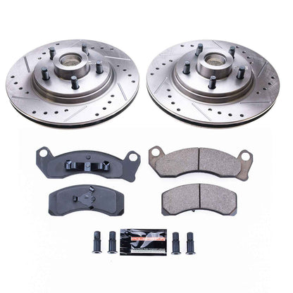 Power Stop 84-86 Ford Mustang Front Z23 Evolution Sport Brake Kit K3089