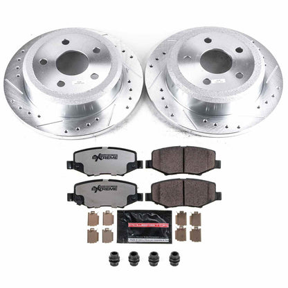 PowerStop Power Stop 07-17 Jeep Wrangler Rear Z36 Truck & Tow Brake Kit K3090-36