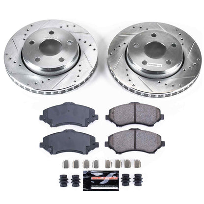 PowerStop Power Stop 07-17 Jeep Wrangler Front Z23 Evolution Sport Brake Kit K3097