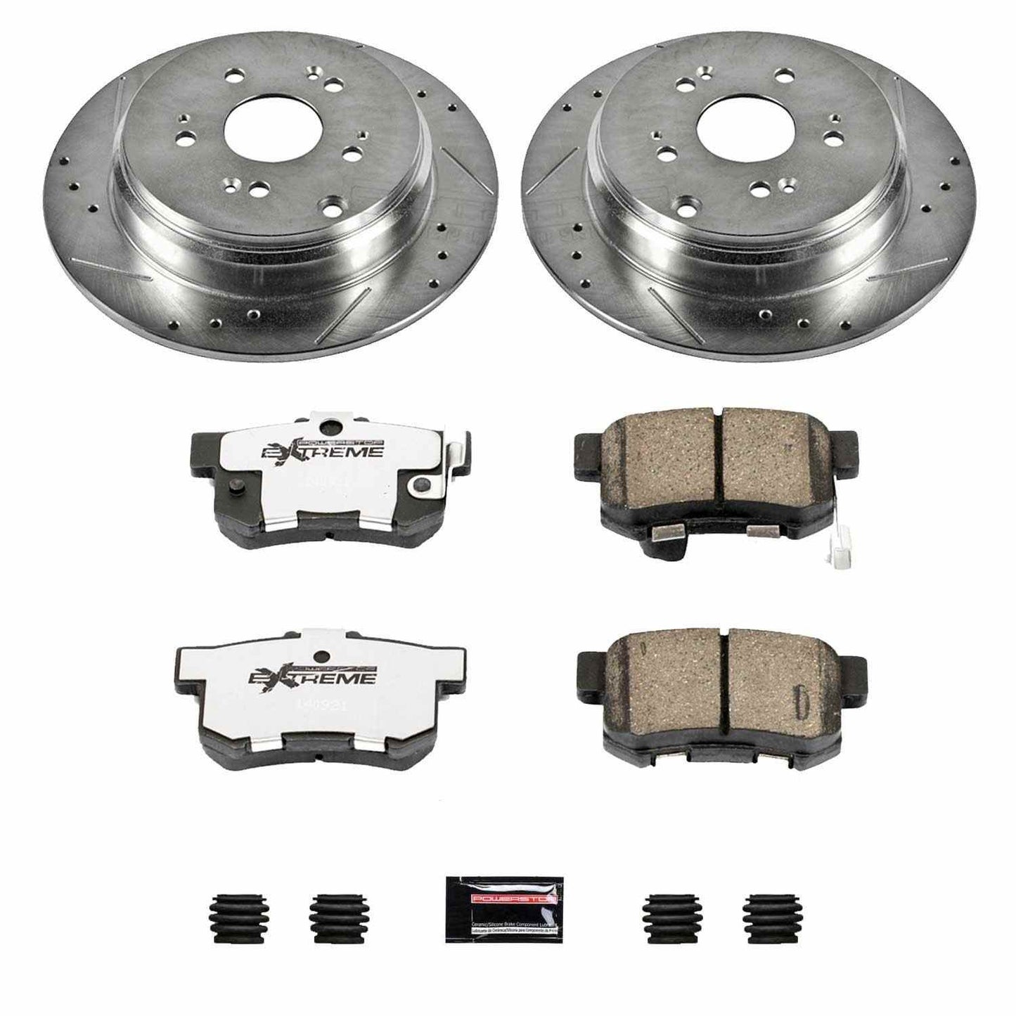PowerStop Power Stop 07-09 Acura RDX Rear Z26 Street Warrior Brake Kit K3098-26