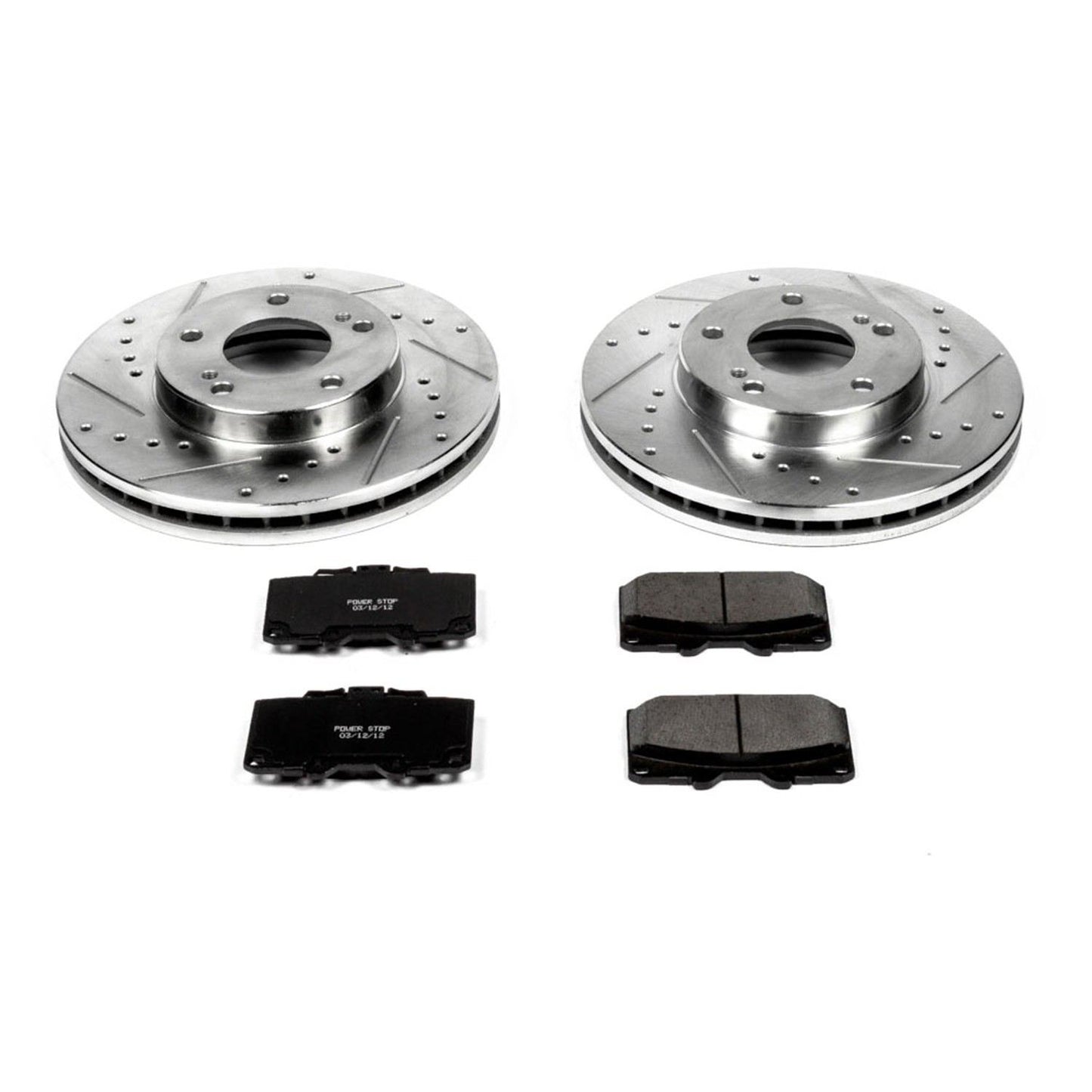 PowerStop Power Stop 89-96 Nissan 300ZX Front Z23 Evolution Sport Brake Kit K3100