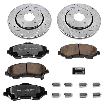 PowerStop Power Stop 08-16 Chrysler Town & Country Front Z36 Truck & Tow Brake Kit K3118-36