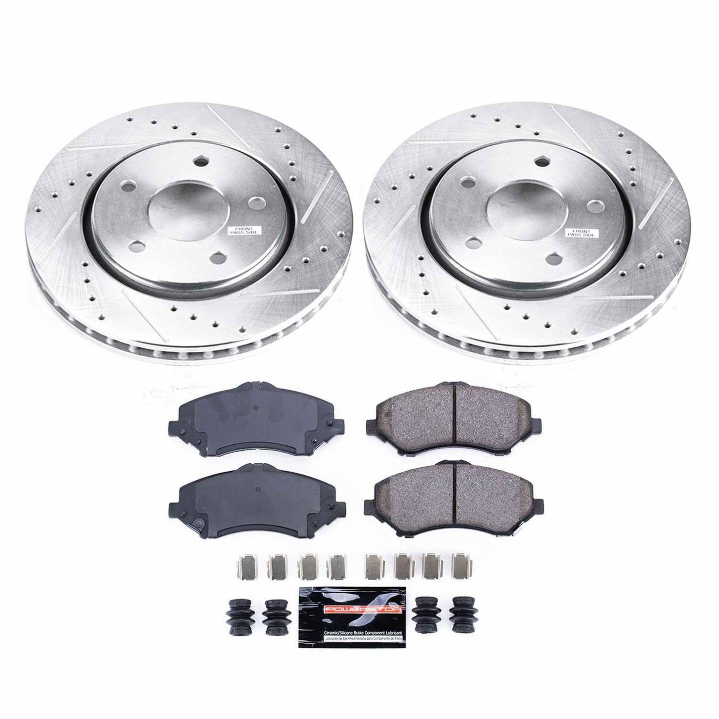 PowerStop Power Stop 08-16 Chrysler Town & Country Front Z23 Evolution Sport Brake Kit K3118