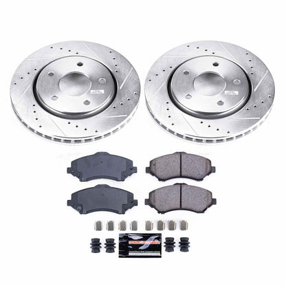 PowerStop Power Stop 08-16 Chrysler Town & Country Front Z23 Evolution Sport Brake Kit K3118