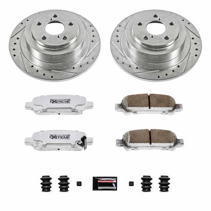 PowerStop Power Stop 03-06 Subaru Baja Rear Z26 Street Warrior Brake Kit K3124-26