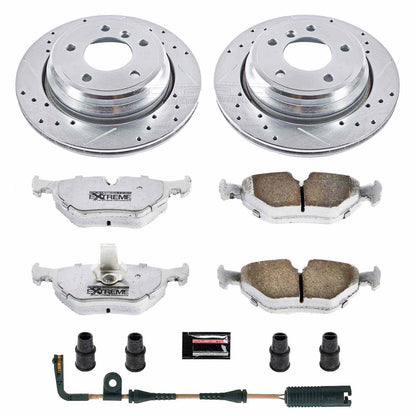 PowerStop Power Stop 01-03 BMW 525i Rear Z26 Street Warrior Brake Kit K3126-26