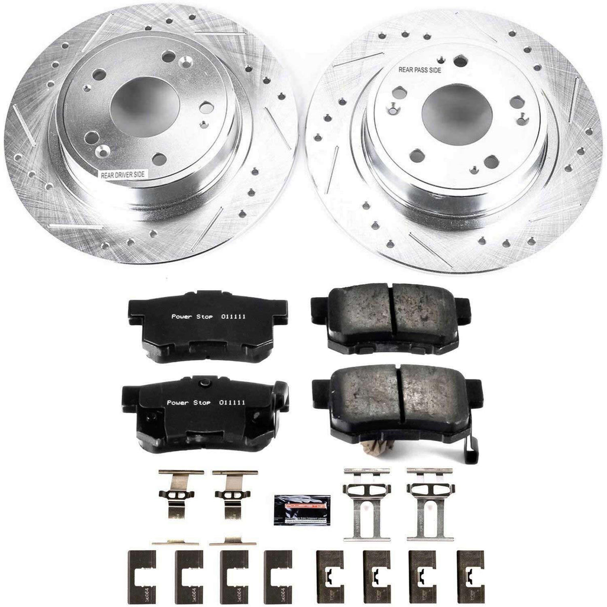 PowerStop Power Stop 16-18 Acura ILX Rear Z23 Evolution Sport Brake Kit K3128