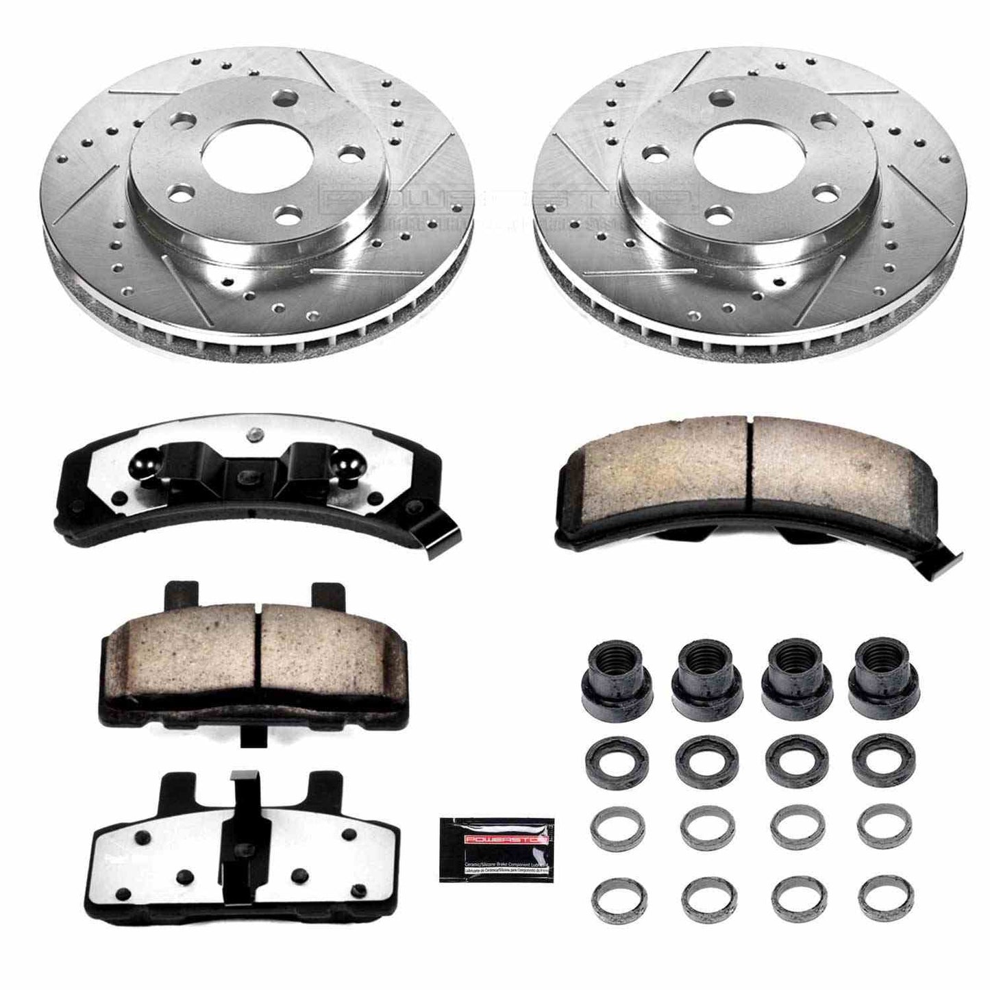 PowerStop Power Stop 91-93 Cadillac Commercial Chassis Front Z36 Truck & Tow Brake Kit K3132-36